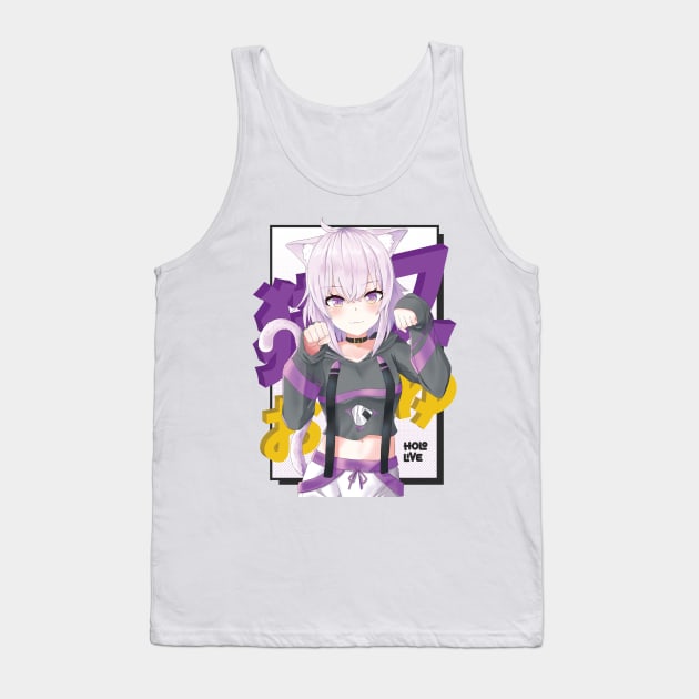 Hololive JP - Nekomata Okayu Tank Top by naderu